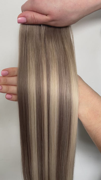 Polar Ash I-Tip Hair Extensions